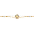 ESCADA CLARA ROUND PEARLS RING CNT LOGO BRACELET