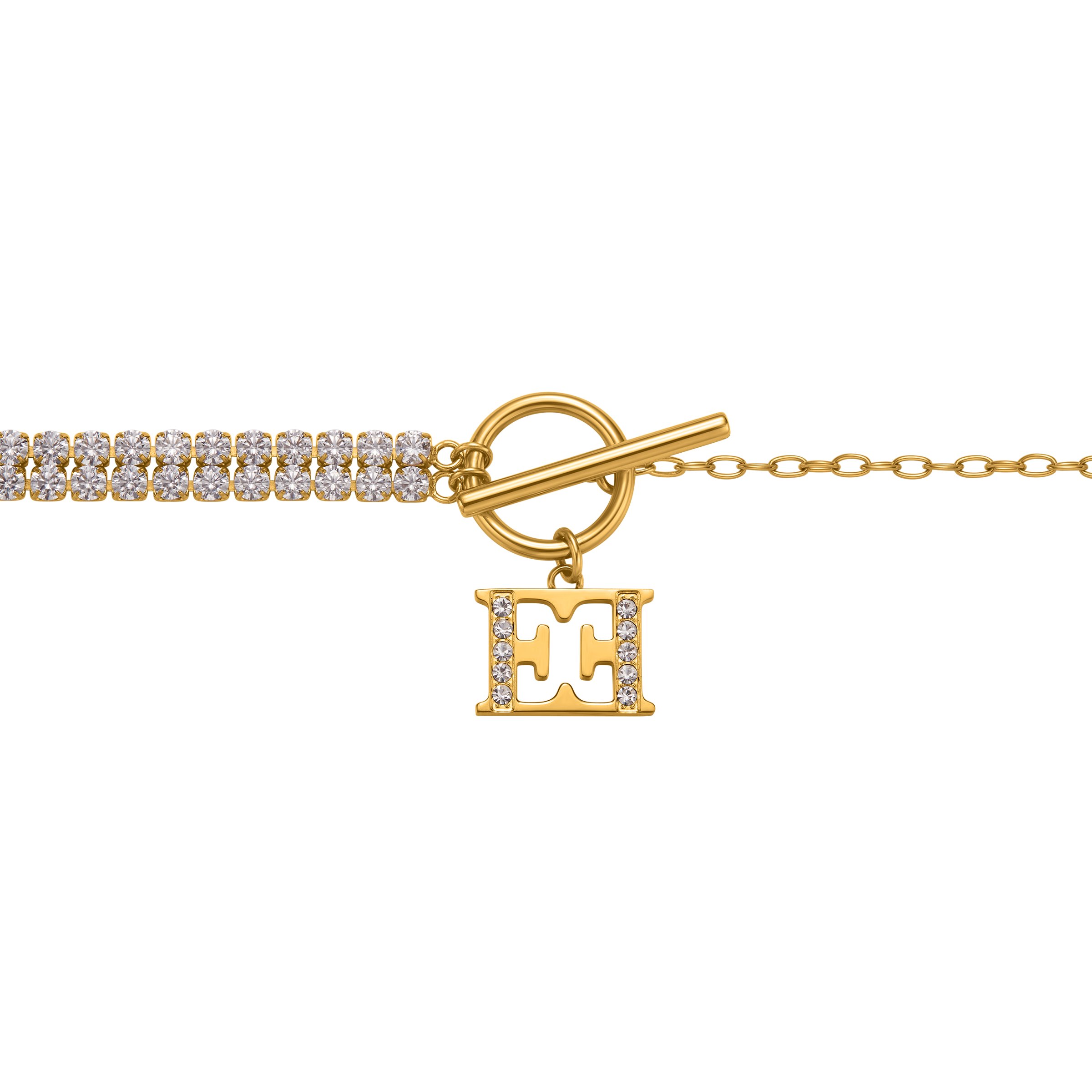 ESCADA DIANA HALF &amp; HALF WITH CNT MOTIF BRACELET