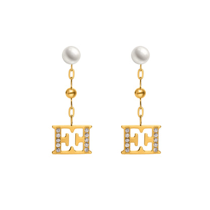 FLORENCE GP BEADS LOGO AND PEARLS ER