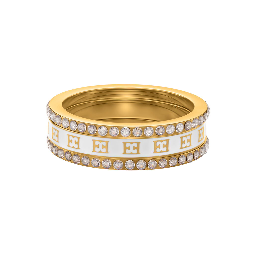 MOP RING WITH ESCADA LOGO 54
