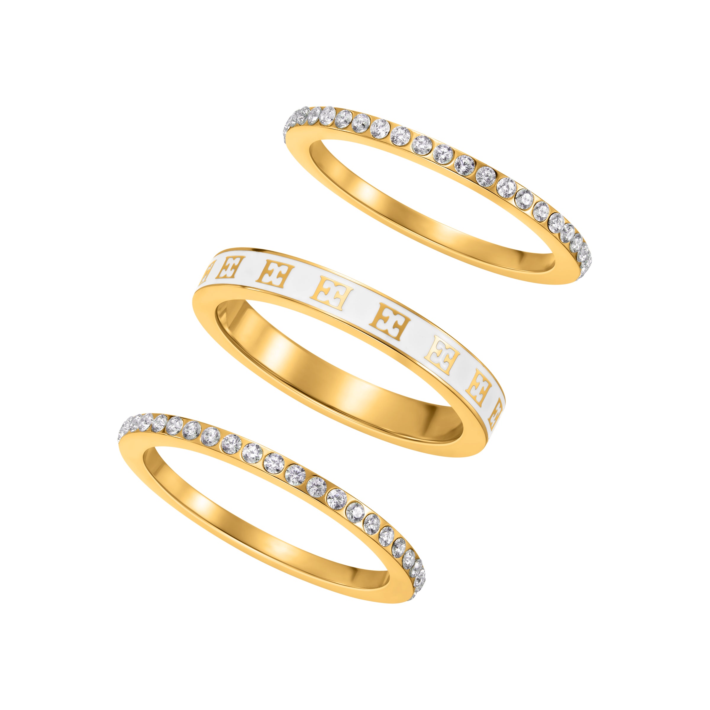 MOP RING WITH ESCADA LOGO 54
