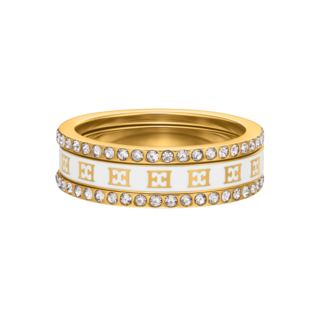 MOP RING WITH ESCADA LOGO 56