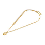 ESCADA  MADELENE GP MOP NECKLACE WITH DETATCHABLE BRACELET