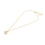 ESCADA CAROLINE ROUND MOP MOTIF WITH ESCADA LOGO NACKLACE