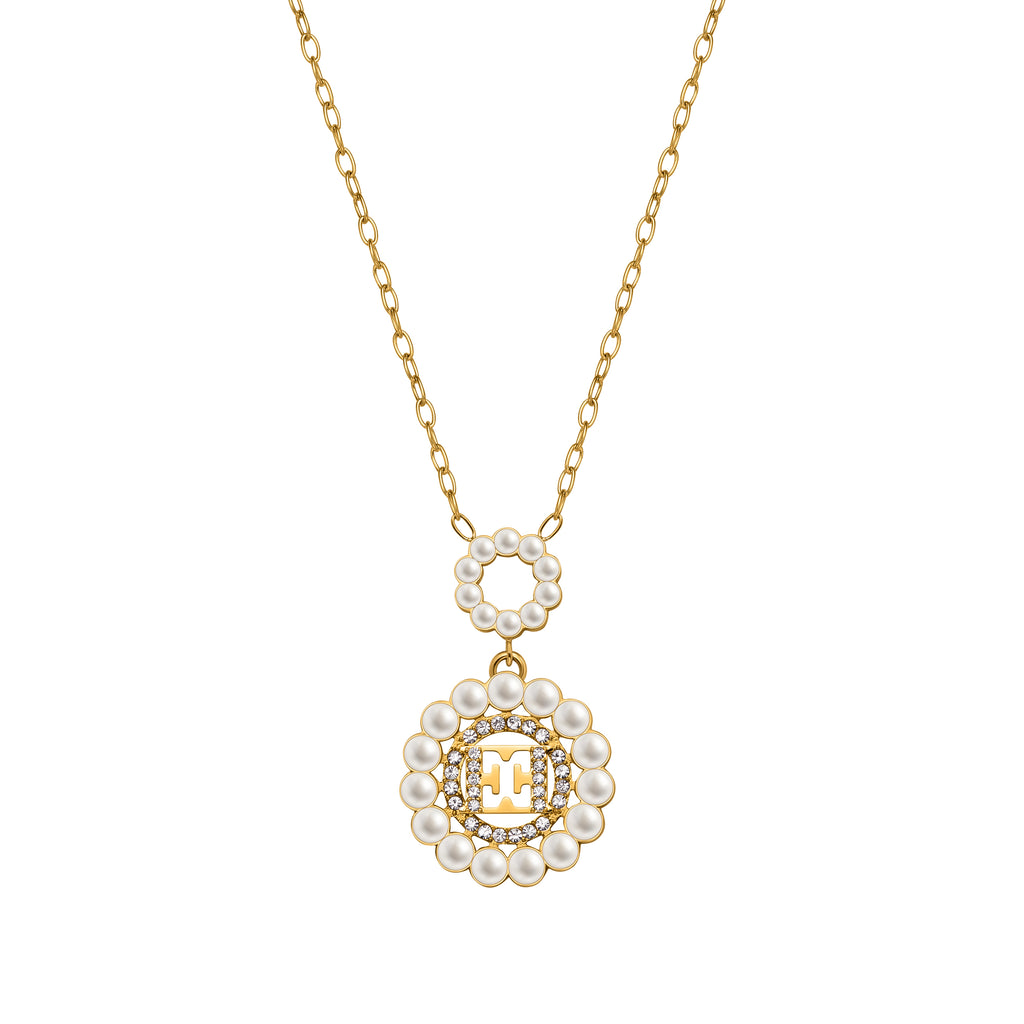 Escada Clara Round Pearls Ring CNT NETLACE