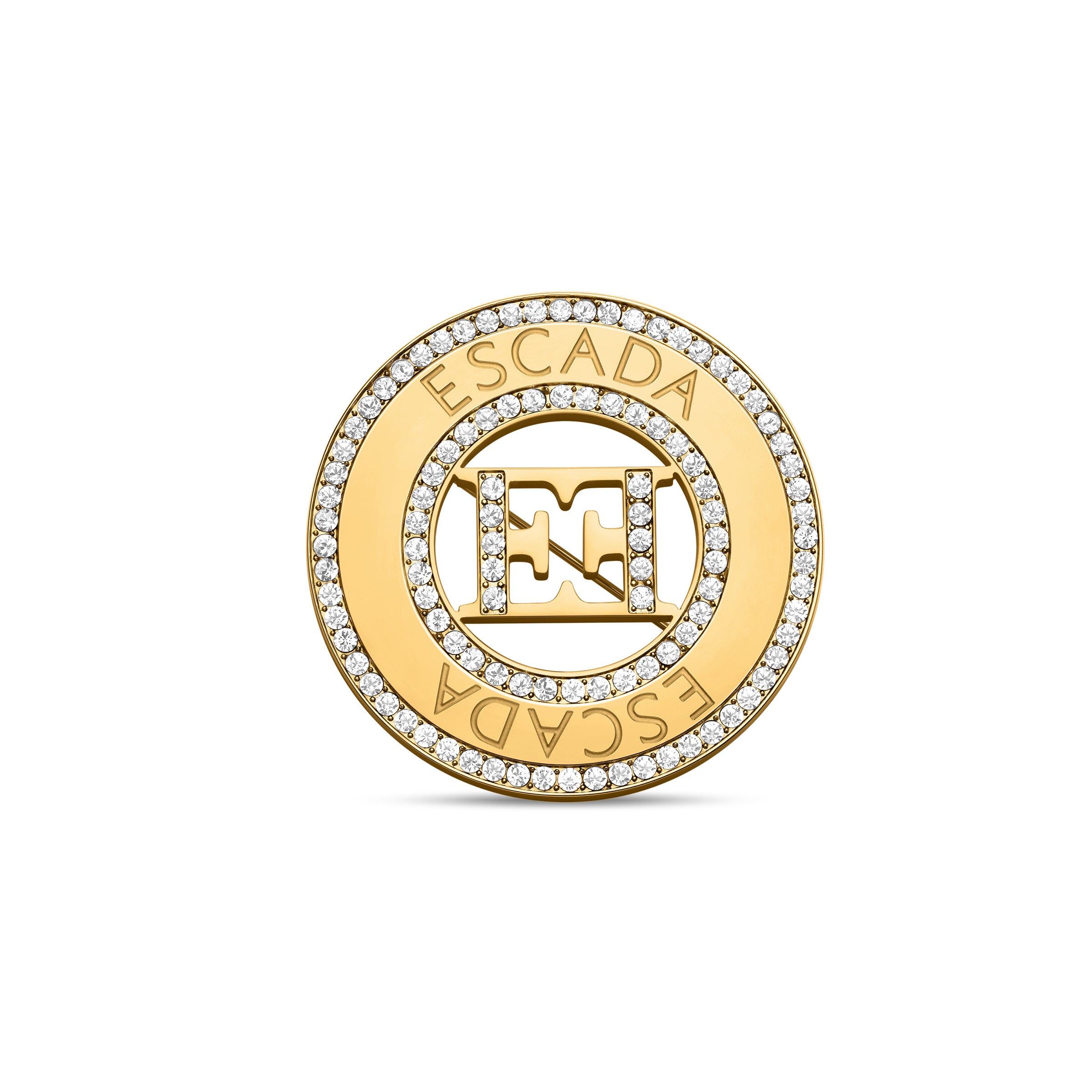 ESCADA ALICE ROUND RING WITH CNT ESCADA LOGO