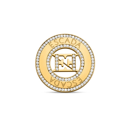 ESCADA ALICE ROUND RING WITH CNT ESCADA LOGO