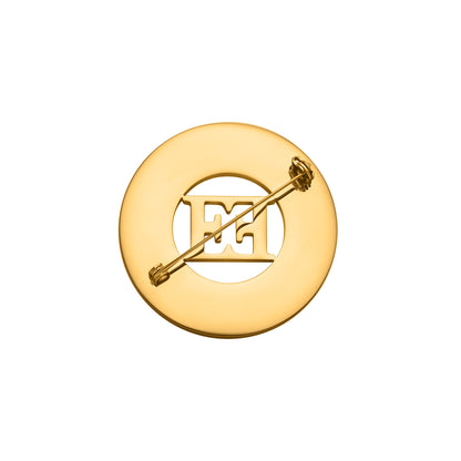 ESCADA ALICE ROUND RING WITH CNT ESCADA LOGO
