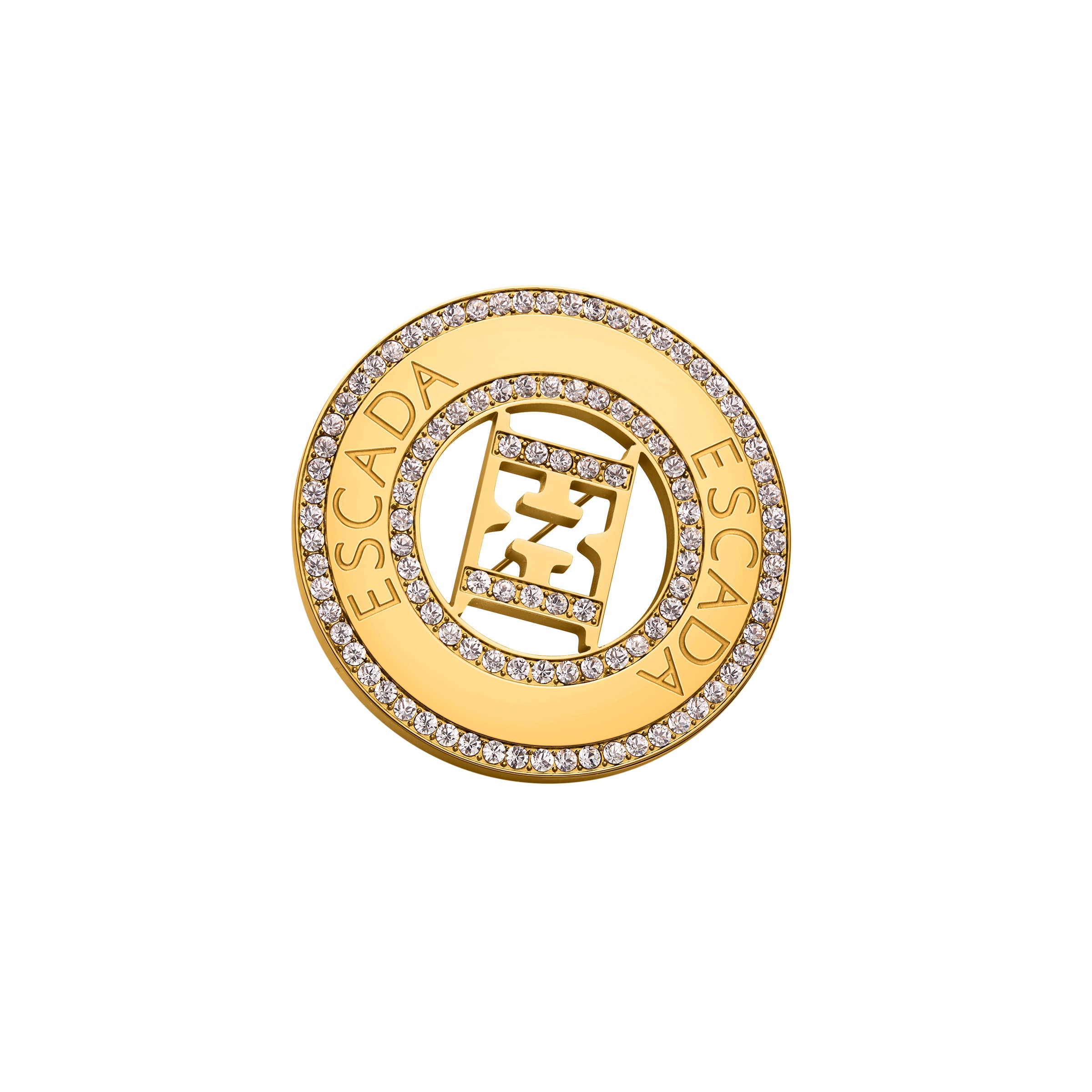 ESCADA ALICE ROUND RING WITH CNT ESCADA LOGO