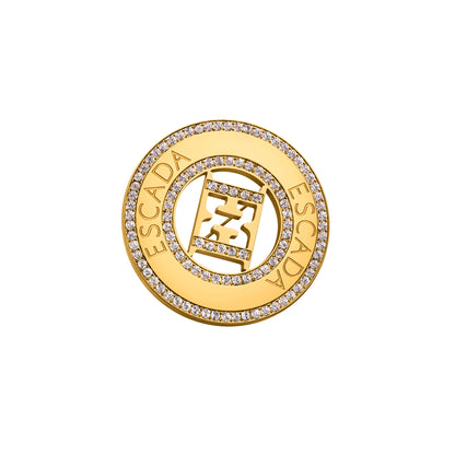 ESCADA ALICE ROUND RING WITH CNT ESCADA LOGO