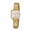 Escada Ava 22mm Women's Swiss Made Gold-Tone Watch with White Mother of Pearl Diamond Dial
