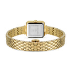 Escada Ava 22mm Women's Swiss Made Gold-Tone Watch with White Mother of Pearl Diamond Dial