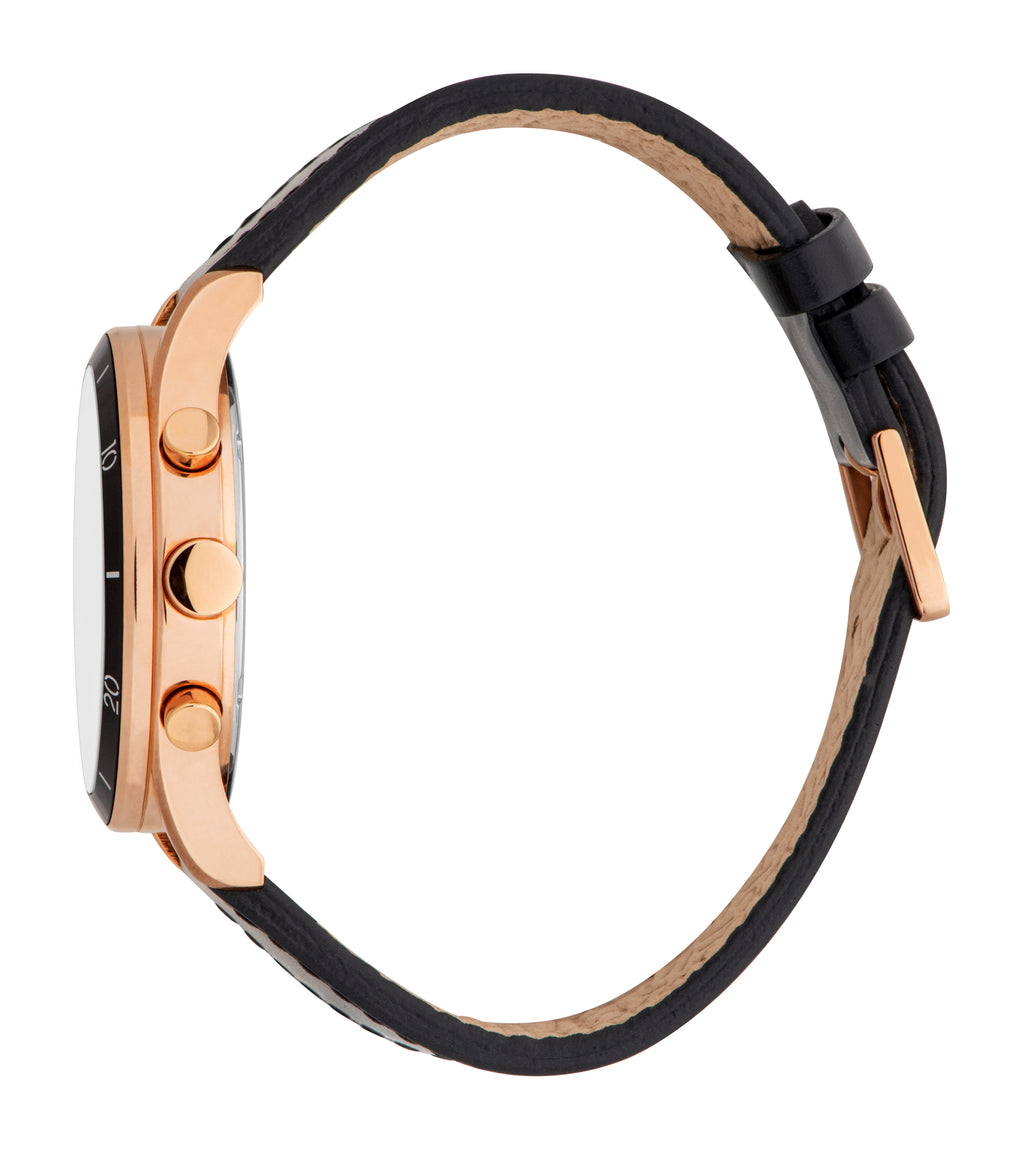 Esprit Men's Chronograph Rose Gold & Black Watch
