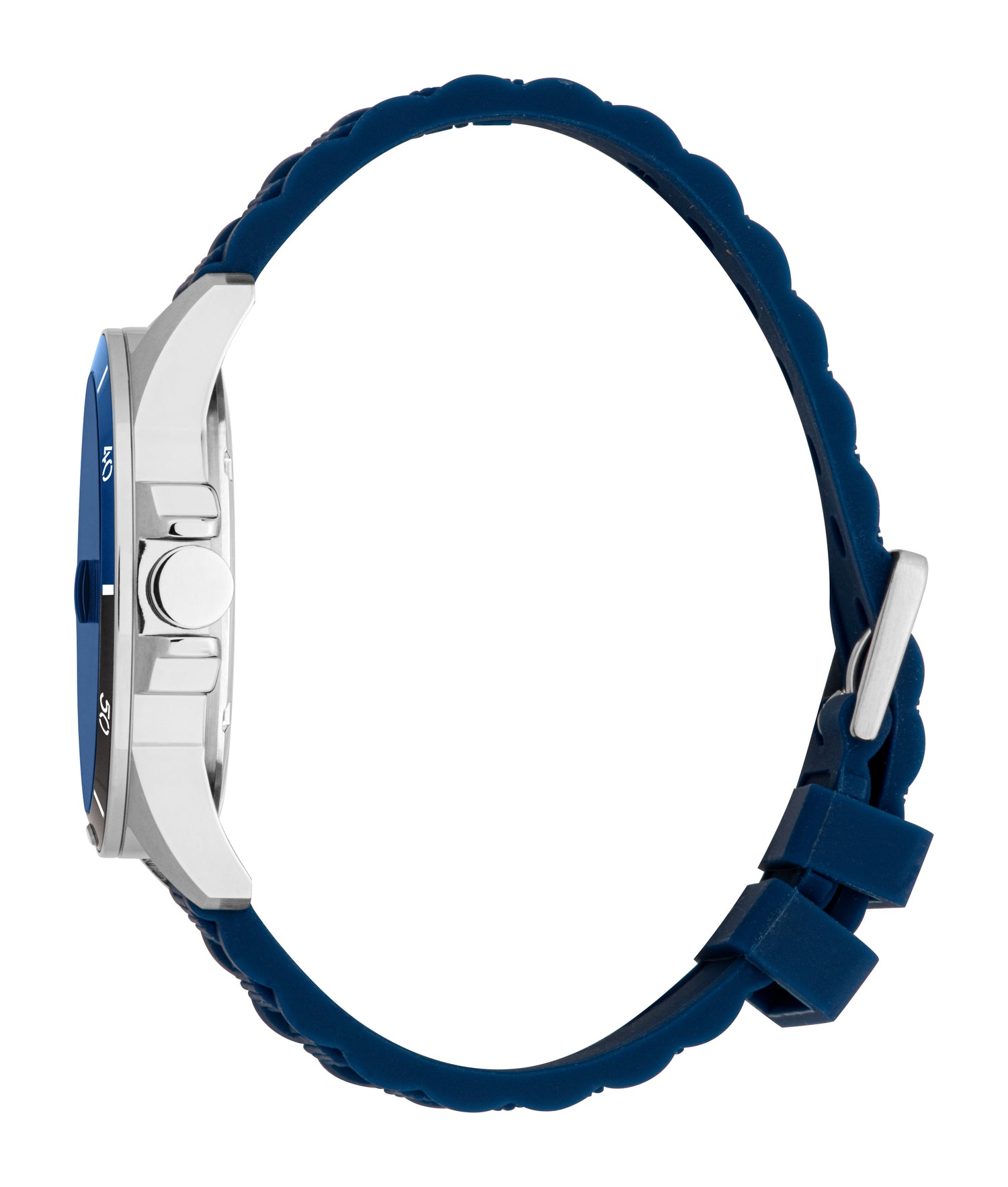 Esprit Men's Blue Dial Blue Sport Silicone Strap Watch Esprit Men's Blue Dial Blue Sport Silicone Strap Watch