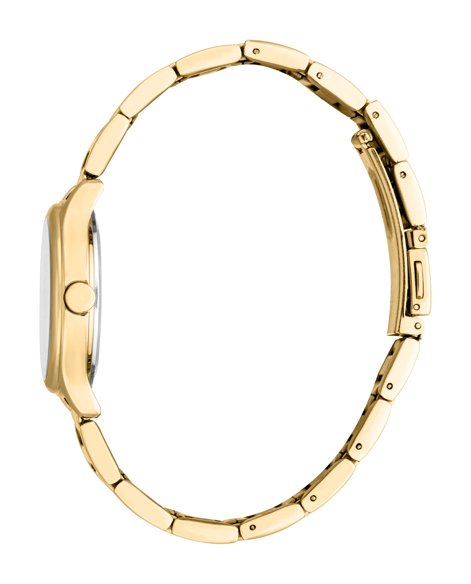 Esprit Ladies' White Dial Gold-Tone Watch Esprit Ladies' White Dial Gold-Tone Watch