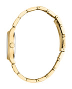 Esprit Ladies' White Dial Gold-Tone Watch