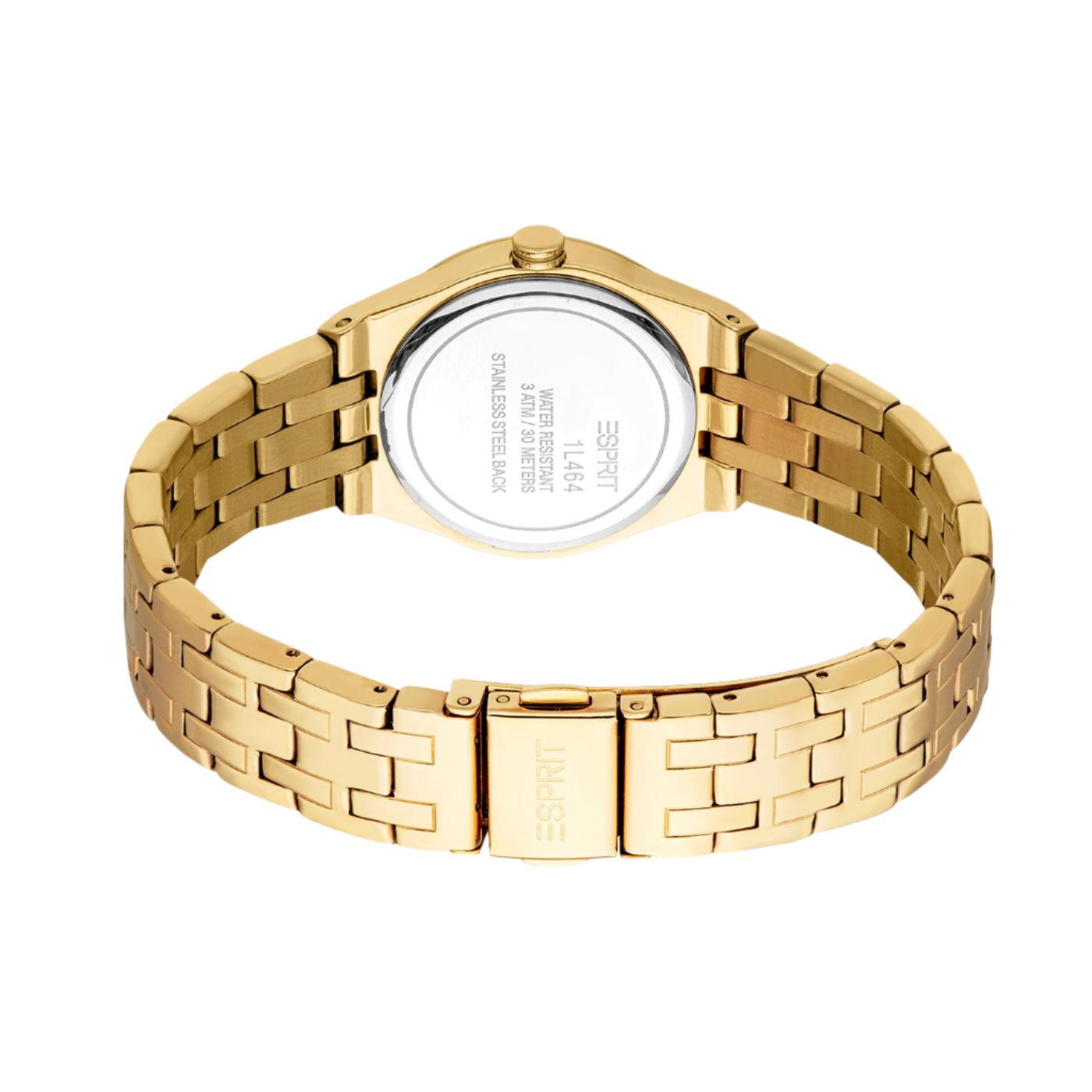 Esprit River Ladies Silver Dial Gold Tone Watch Esprit River Ladies Silver Dial Gold Tone Watch