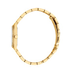 Esprit River Ladies Silver Dial Gold Tone Watch