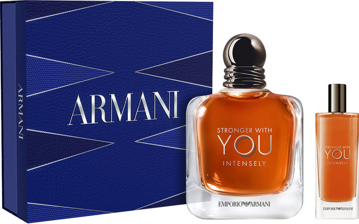 Emporio Armani Stronger With You Intensely Gift Set for men Shop Now Online at Paris Gallery Qatar