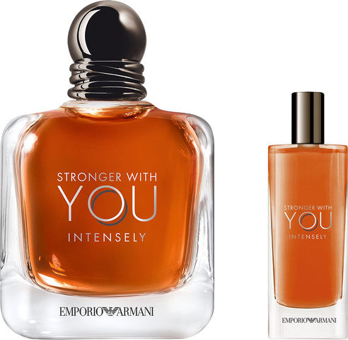 Emporio Armani Stronger With You Intensely Gift Set for men Shop Now Online at Paris Gallery Qatar