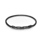 Police Flash Ion Plated Black Stainless Steel Gents Bracelet
