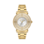 Freelook women's gold-tone stainless steel watch featuring a silver dial