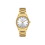 Freelook women's watch featuring a silver dial and gold-tone stainless steel bracelet