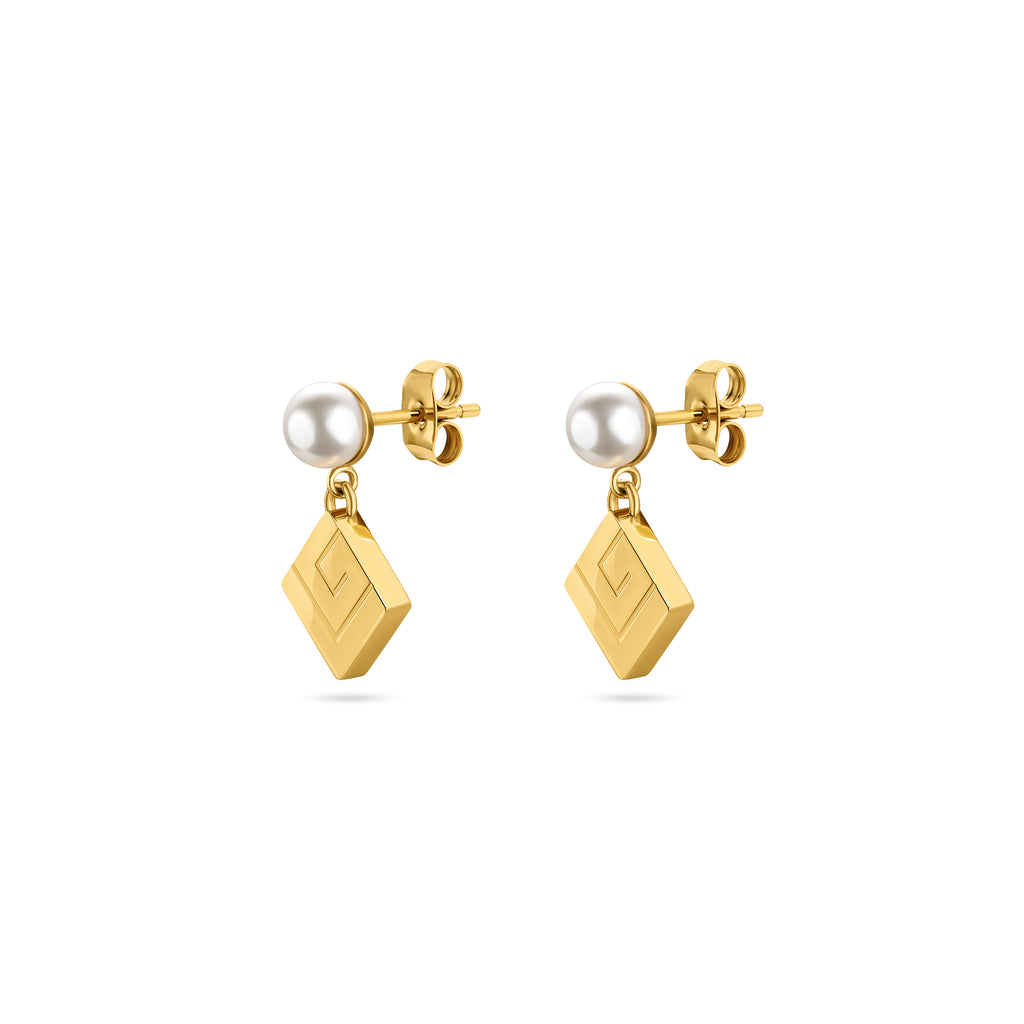 Guy Laroche Audrey Earrings with Pearls