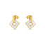 Guy Laroche Coralie Square Earrings with Mother of Pearl