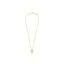 Guy Laroche Coralie Square Gold-Plated Necklace with Mother of Pearl