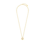 Guy Laroche Olivia Gold-Plated Necklace with Mother of Pearl & Crystals