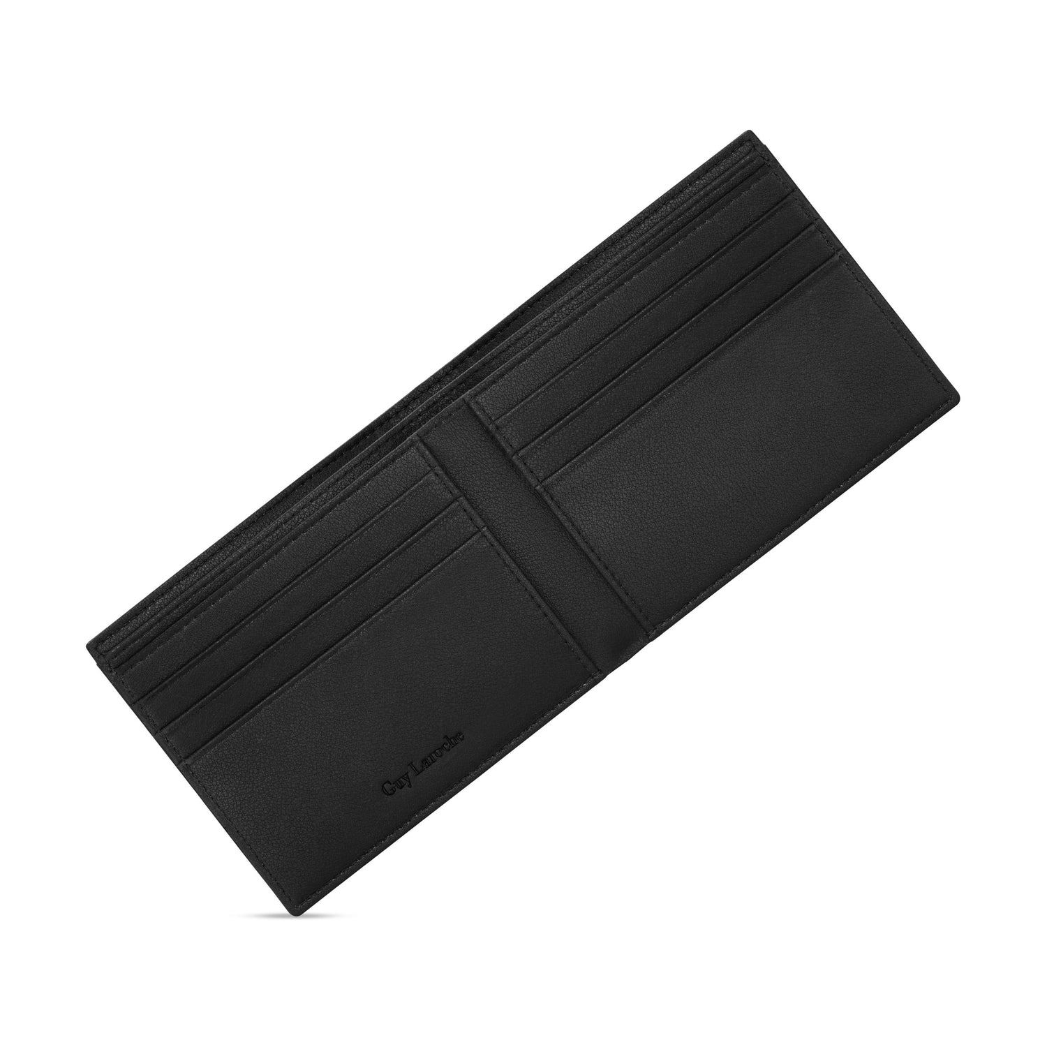 Guy Laroche Gabriel Wallet - Black Vegan Leather