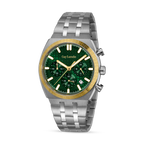 Guy Laroche Olive Green Pattern Dial Watch