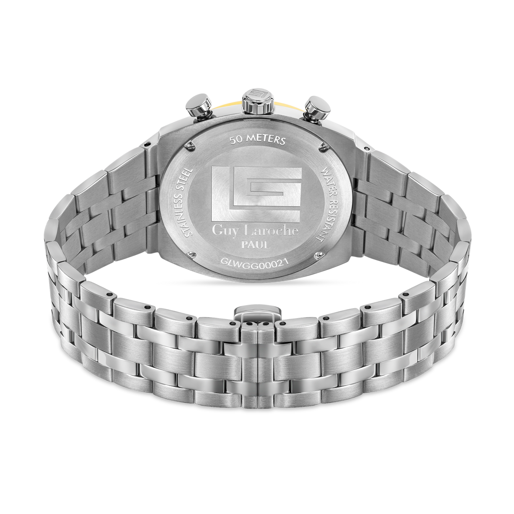 Guy Laroche Olive Green Pattern Dial Watch