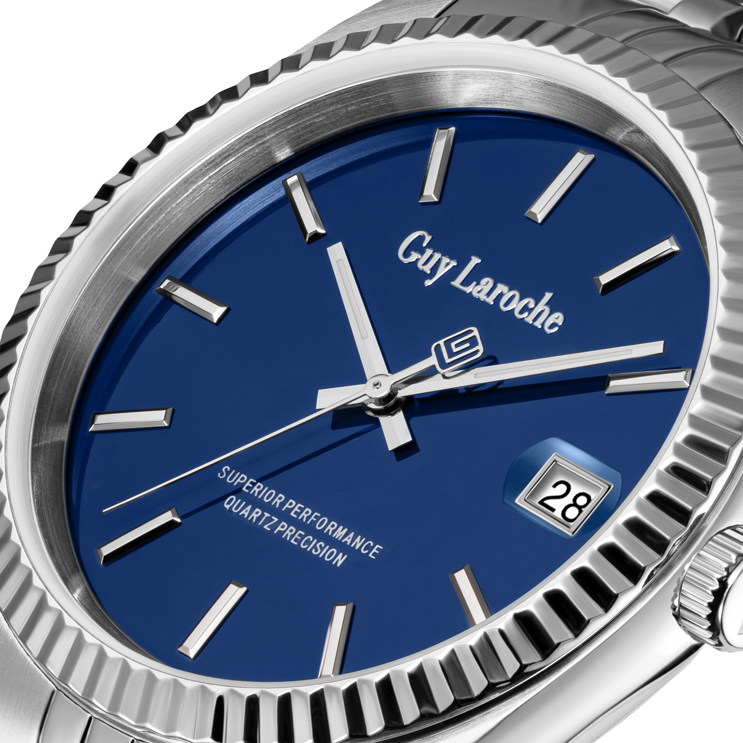 Guy Laroche GL ANT-G Stainless Steel Blue Dial Men’s Watch