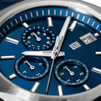 Guy Laroche GL REN Stainless Steel Blue Dial Men’s Chronograph Watch