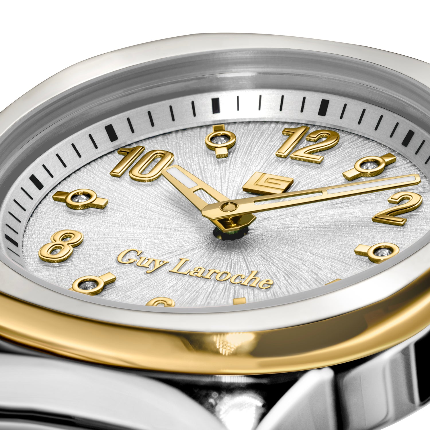 Guy Laroche Adalog White Dial Wath's Watch Guy Laroche Adalog White Dial Wath's Watch