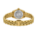Guy Laroche - Brown Mop Stone Dial Gold Plated Bracelet Women's Watch
