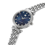 Guy Laroche - Blue Mop Stone Dial Women's Watch with Stainless Steel Bracelet