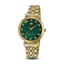 Guy Laroche - Green Mop Stone Dial Gold Plated Women's Watch