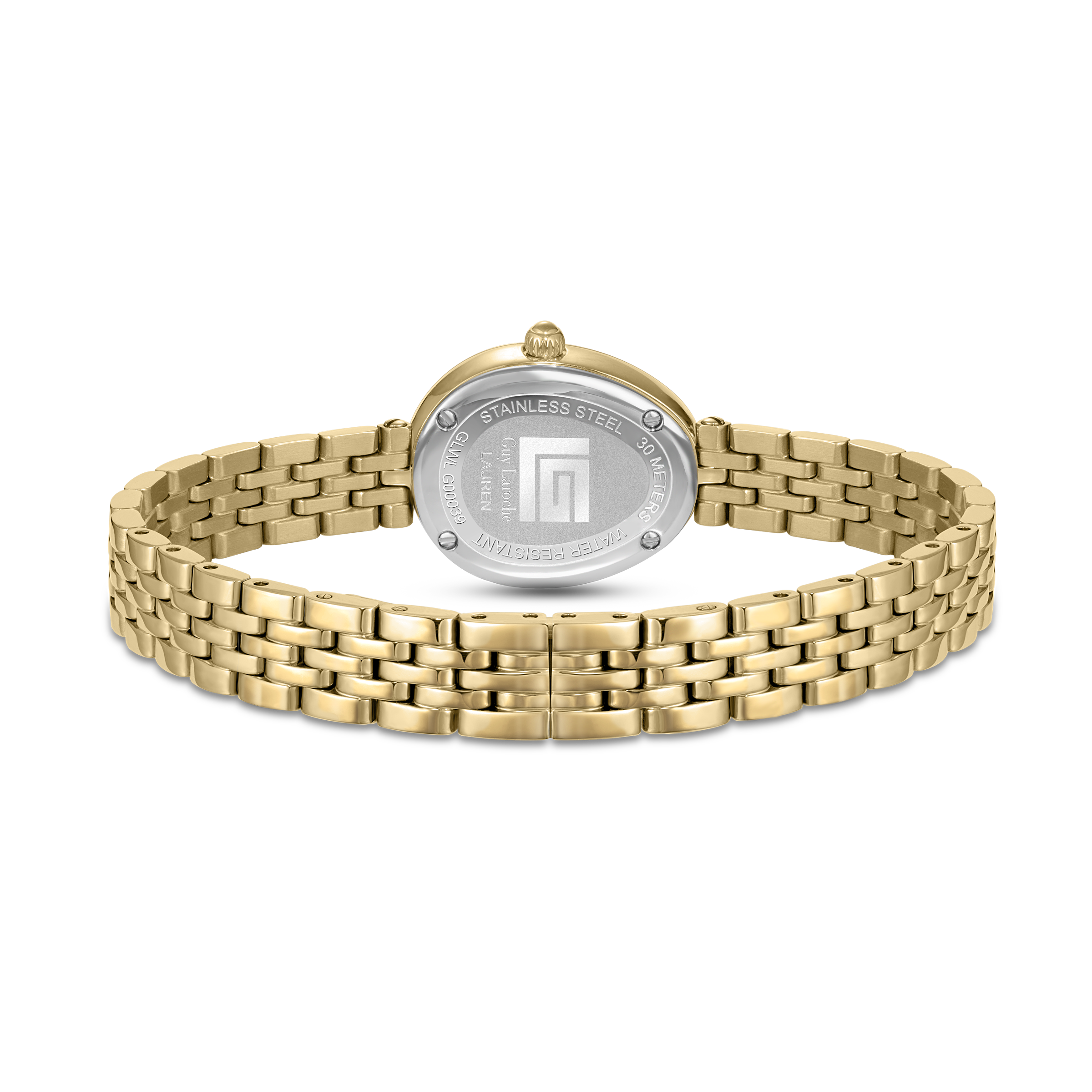 Guy Laroche GL LAU Gold-Plated White MOP Dial Women’s Watch