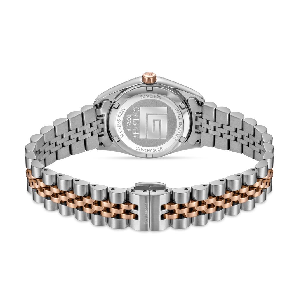 Guy Laroche GL ROS-L Two-Tone Tiger Eye Dial Women’s Watch