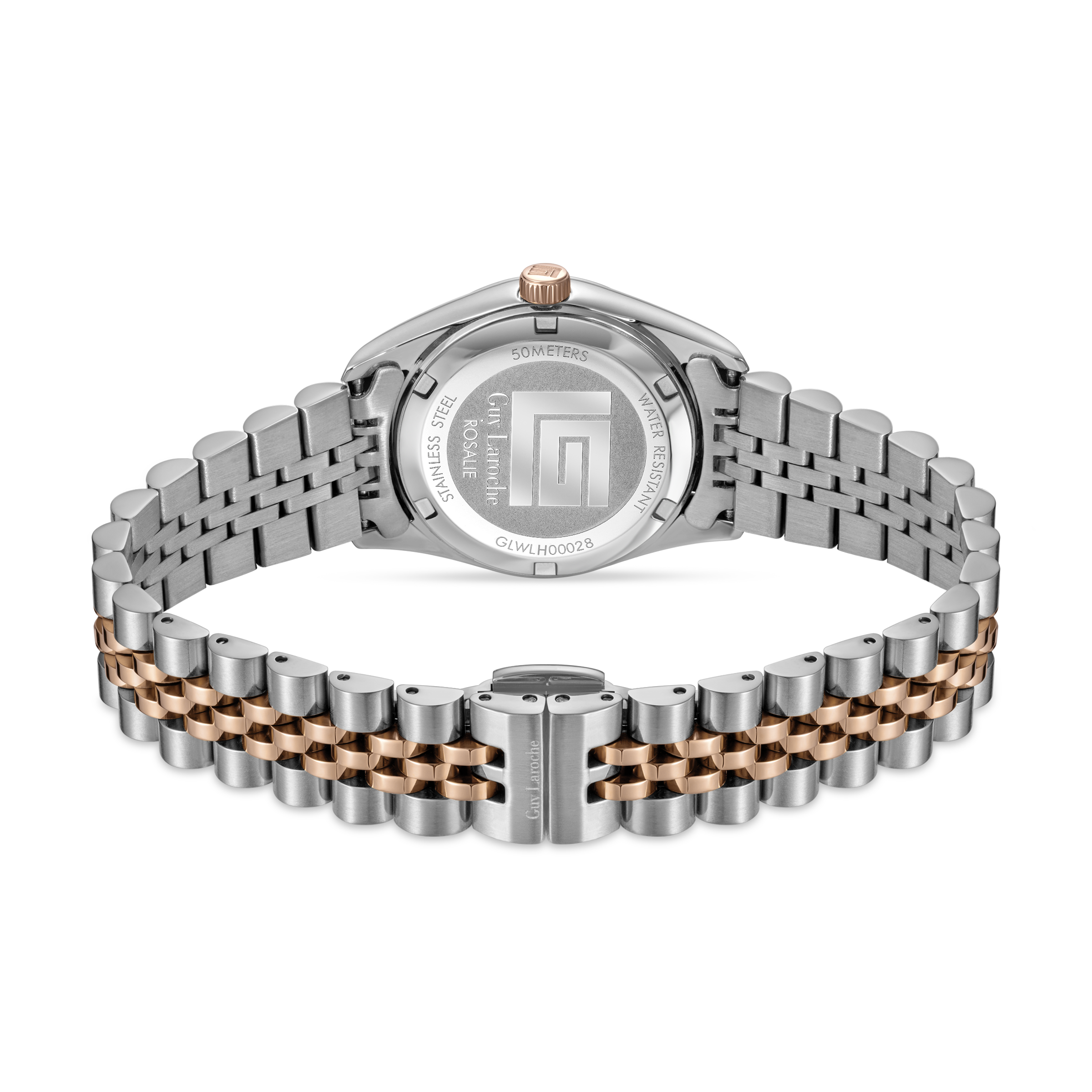 Guy Laroche GL ROS-L Two-Tone Tiger Eye Dial Women’s Watch