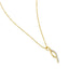 Buckley London Two-Tone Pave And Polished Tide Necklace Gold SS25