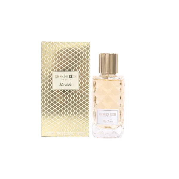 Georges Rech Ma Jolie Eau de Parfum for Women 100ml in an elegant faceted bottle, available for online purchase at Paris Gallery Qatar