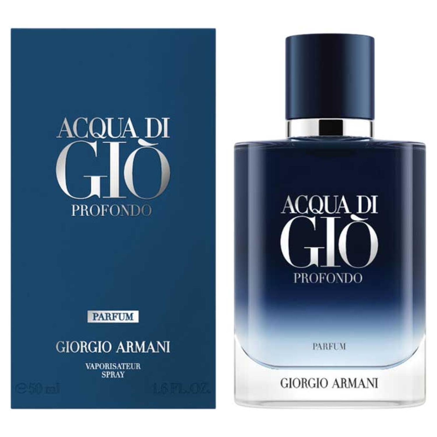 Giorgio Armani Acqua Di Gio Profondo Parfum 50ml men fragrance aquatic luxury Qatar Exclusive Online