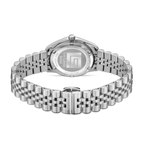 Guy Laroche ANT-G stainless steel watch white enamel dial fluted bezel men Paris Gallery Qatar