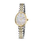 Guy Laroche women two tone watch white mother of pearl dial stainless steel gold bracelet elegant luxury design Shop Now Online Paris Gallery Qatar