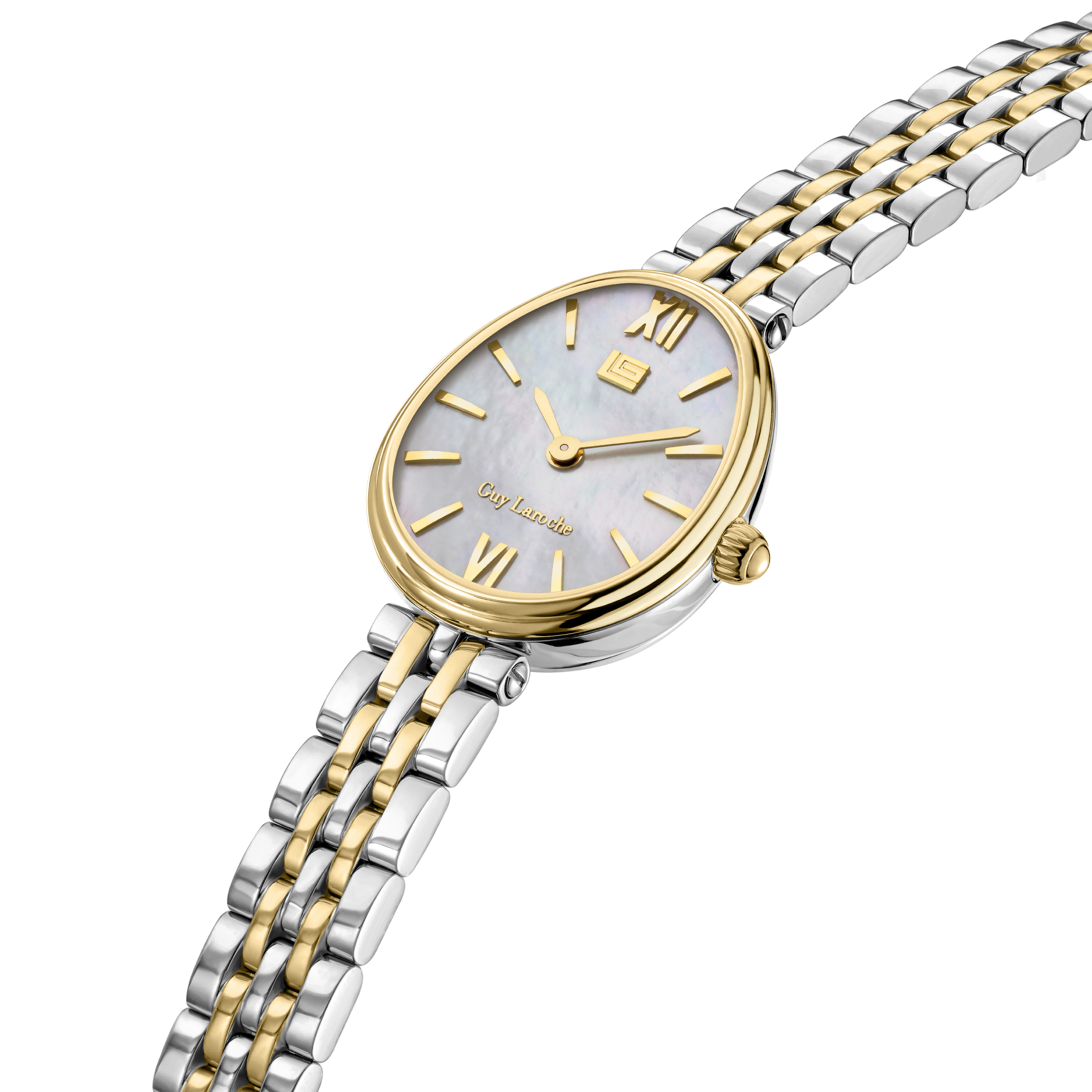 Guy Laroche GL LAU Two-Tone White MOP Dial Women’s Watch Secondary image