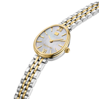 Guy Laroche women two tone watch white mother of pearl dial stainless steel gold bracelet elegant luxury design Shop Now Online Paris Gallery Qatar